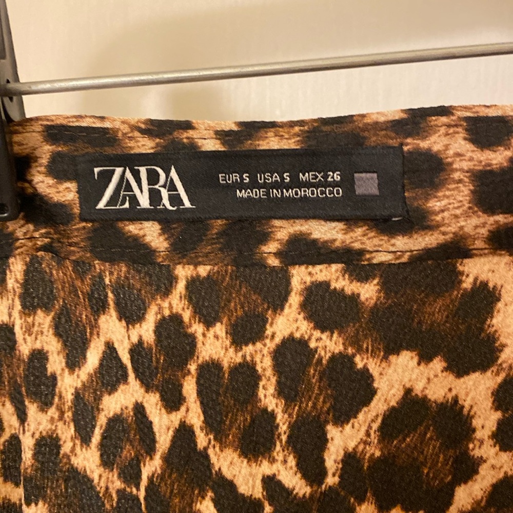Zara Leopard Print Maxi Skirt in Brown and Black - Picture 4 of 4